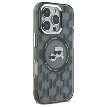 Чохол Karl Lagerfeld для iPhone 16 Pro Max 6.9" Black MagSafe IML Monogram Karl