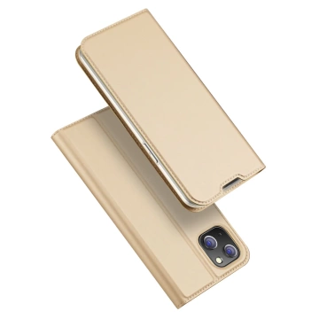 Чохол Dux Ducis Skin Pro Holster Flip Cover для iPhone 14 Plus золото