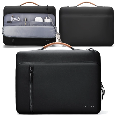 Bange Waterproof Backpack for Laptop 15.6" City Travel 45x30x16 cm for Work Airplane Men's Women's with USB Port Black