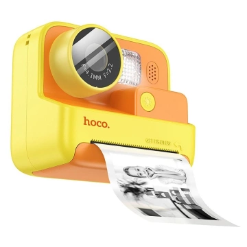 HOCO Children's Camera with Printer DV200 Yellow