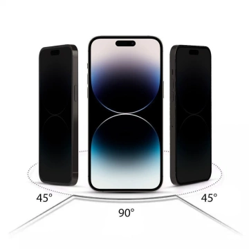 Hofi Anti Spy Glass Pro 2er-Pack Sichtschutzglas für iPhone 16 Pro Max Privatsphäre
