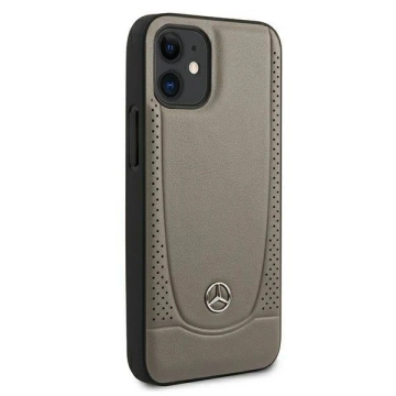 Ochranné puzdro Mercedes MEHCP12SARMBR pre Apple iPhone 12 Mini 5,4" hnedé/hnedé pevné puzdro Urban Line
