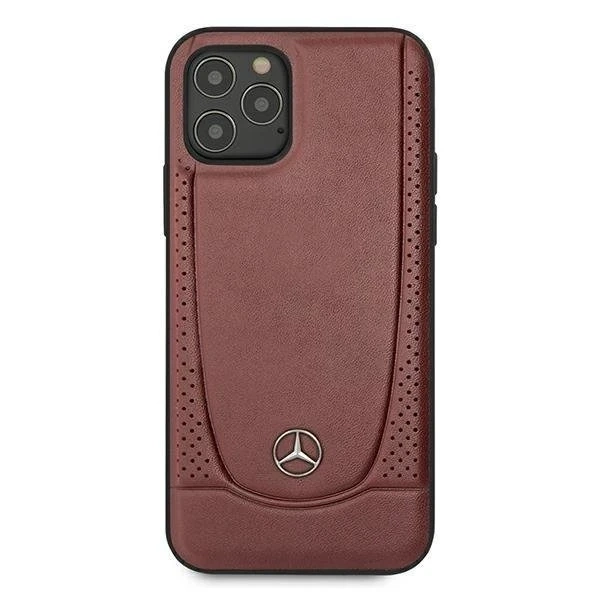 Mercedes MEHCP12LARMRE protective case for Apple iPhone 12 Pro Max 6.7" red/red hardcase Urban Line