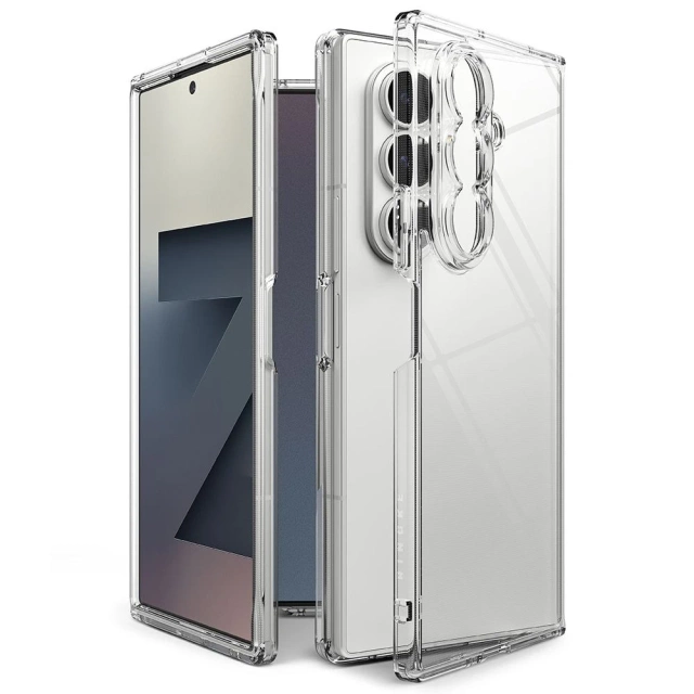 Etui Ochronne Ringke Fusion do Galaxy Z Fold 7 Przezroczyste Clear