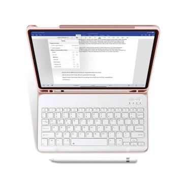 Kompatibilná s tabletovou klávesnicou SC Pen pre Apple iPad 10.9 2022 PINK