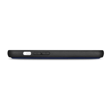 Kožené flipové pouzdro iCarer Wallet Case 2v1 iPhone 14 Plus Anti-RFID modré (WMI14220727-BU)
