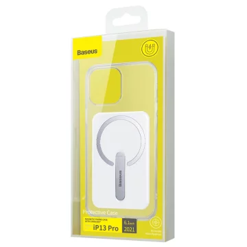 Magnetické puzdro Baseus, magnetické puzdro na telefón iPhone 13 Pro (6,1 "2021) priehľadné