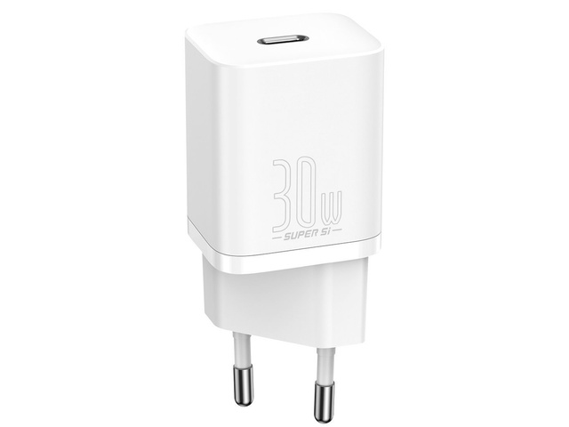 Baseus Super Si rýchlonabíjačka USB-C PD 30W biela