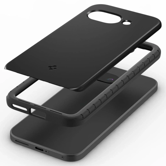 Google Pixel 9a Spigen Thin Fit Mag MagSafe Black Case