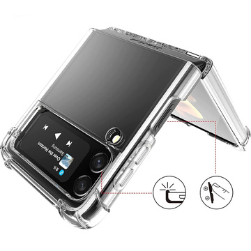 Etui pancerne ShockProof Alogy Case na Samsung Galaxy Z Flip 3 5G Clear