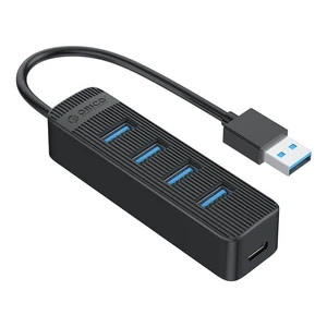 Адаптер Orico TWU3 USB на 4x USB 3.0, чорний