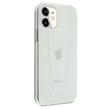 Mercedes MEHCP12SCLCT protective case for Apple iPhone 12 Mini 5.4" clear hardcase Transparent Line