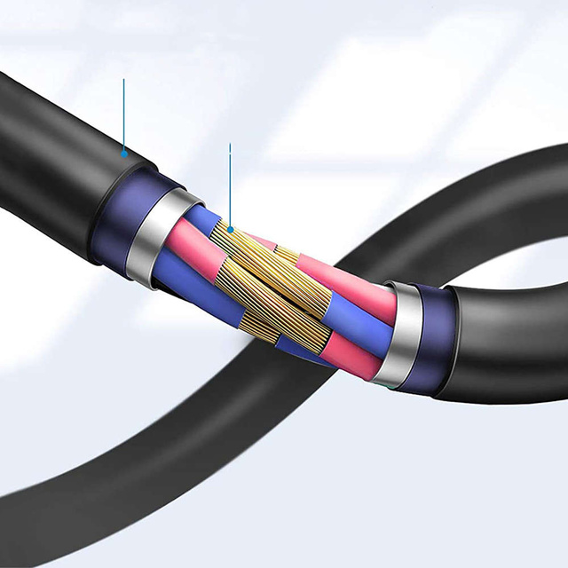 Kabel do okularów VR Alogy przewód USB do USB Type-C 5m do Oculus Link Quest 1 2 3 Czarny