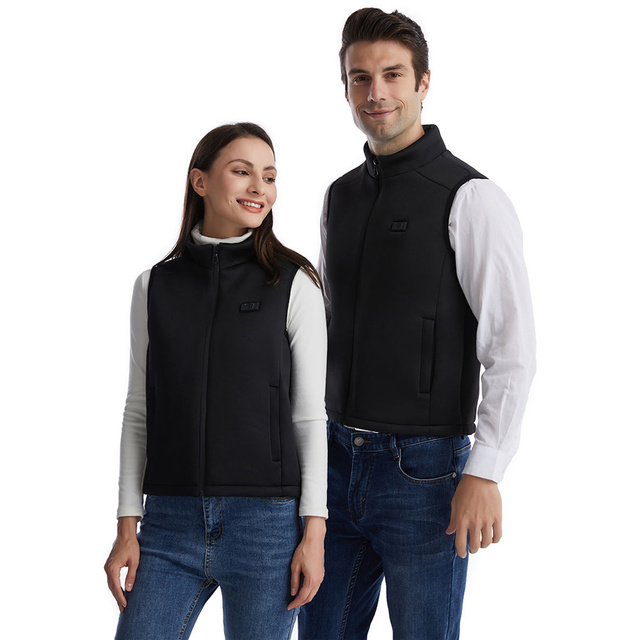 Beheizte beheizbare elektrische Weste Unisexjacke Größe XL Winterweste Mozos HV4 schwarz