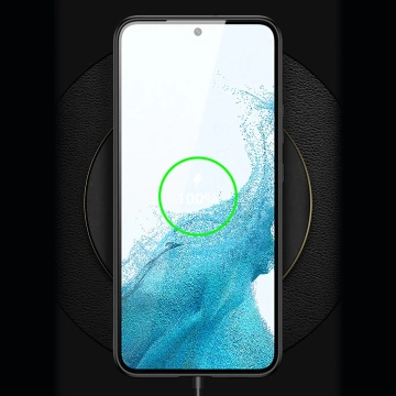 Dux Ducis Yolo elegantní kryt z ekologické kůže pro Samsung Galaxy S22 (S22 Plus) oranžový