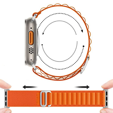 Alogy Sport Strap for Apple Watch 4/5/6/7/8/SE (38/40/41mm) Orange