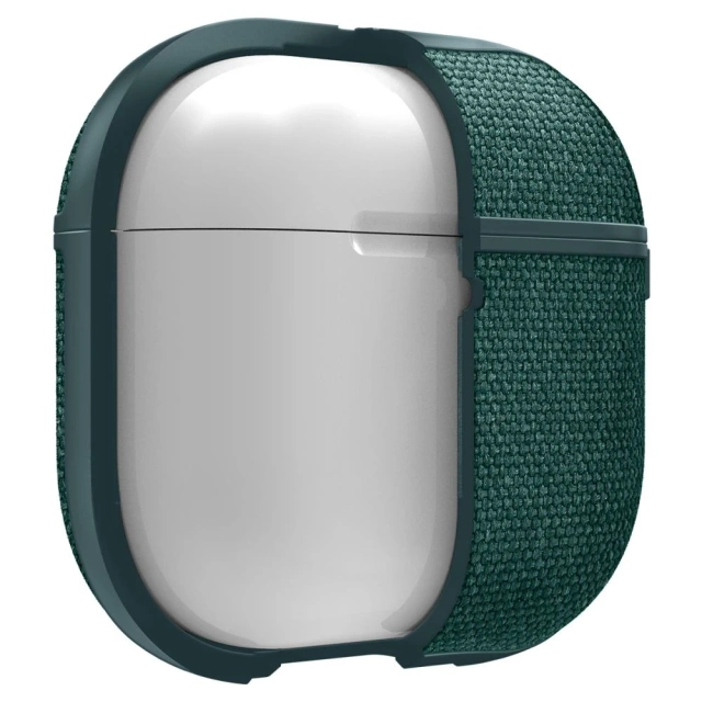 Чохол для Apple AirPods 4 Spigen Urban Fit Midnight Green Carabiner