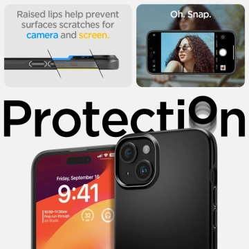 Etui Spigen Thin Fit pro iPhone 15 černý