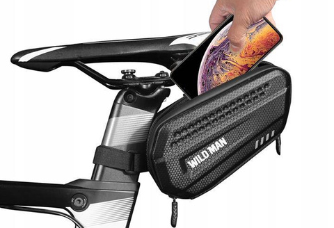 Beuteltasche Fahrradtasche Fahrradhalter Wildman Bag ES7 1.2l Schwarz