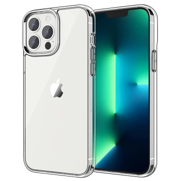 Armored Alogy Hybrid Case for Apple iPhone 13 Pro with camera cover Transparent