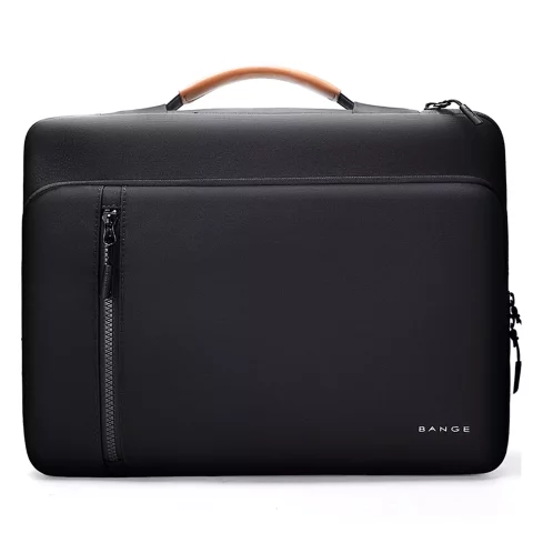 Bange wasserdichter Rucksack für 15,6-Zoll-Laptop, Stadtreisender, 45 x 30 x 16 cm, für Arbeit, Flugzeug, Herren, Damen, mit USB-Anschluss Schwarz