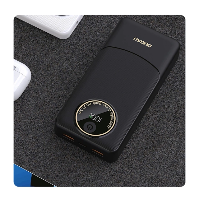 Powerbank Dudao K12Pro 20000mAh 22.5W USB-C USB-A Czarny