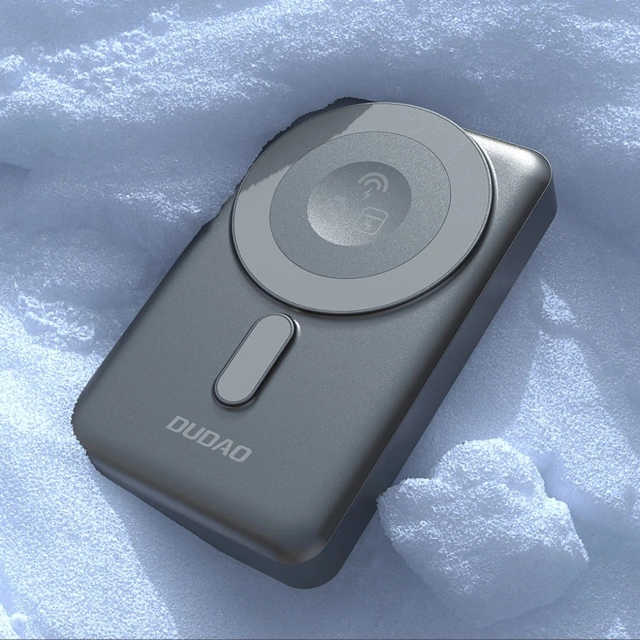 Powerbank Dudao K29 10000mAh 20W MagSafe Kable Podstawka Szary