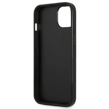 Etui Guess GUHCP14SPSATLG do Apple iPhone 14 6,1" srebrný/strieborný pevný obal SaffianoTriangle Logo