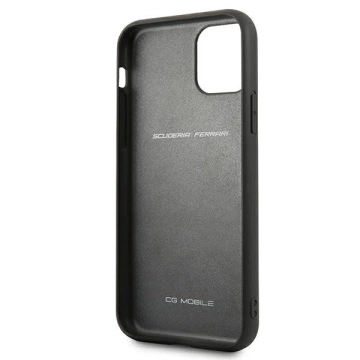 Puzdro na telefón Ferrari iPhone 11 Pro 5,8" červené/červené pevné puzdro Off Track Leather