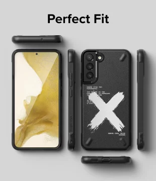 Ringke Onyx Design odolný TPU kryt pre Samsung Galaxy S22 (S22 Plus) čierny (X)