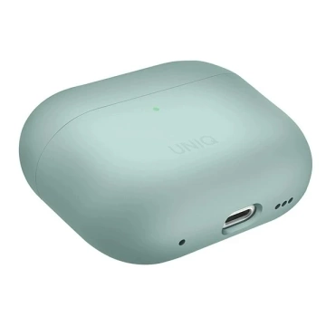 Schutzhülle für UNIQ Kopfhörer Cover Lino AirPods Pro 2 gen Silikon mint/mintgrün