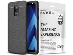 Etui Alogie Lederrüstung Samsung Galaxy A6 Plus