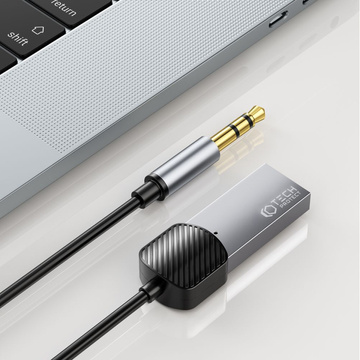 Adaptér na vysielač zvuku Prijímač zvuku UltraBoost Bluetooth Aux USB Grey