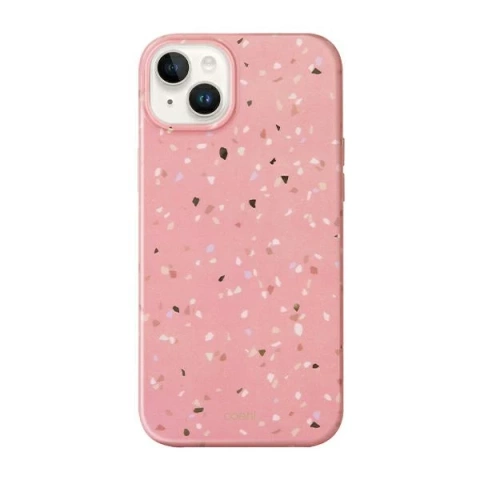 Чохол для телефону UNIQ Coehl Terrazzo для Apple iPhone 14 Plus 6.7" рожевий/коралово-рожевий