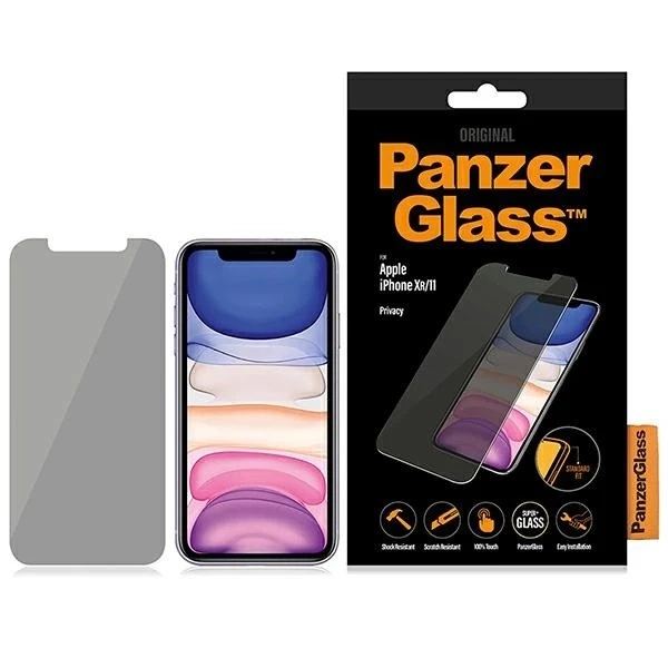 Gehärtetes Glas für iPhone 11/XR PanzerGlass Privacy