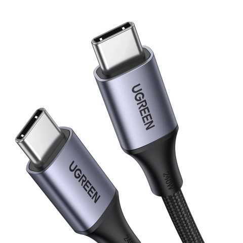Kabel UGREEN kabel USB Typ C - USB Typ C Napájení 240W 5A 2m šedý (90440 US535)