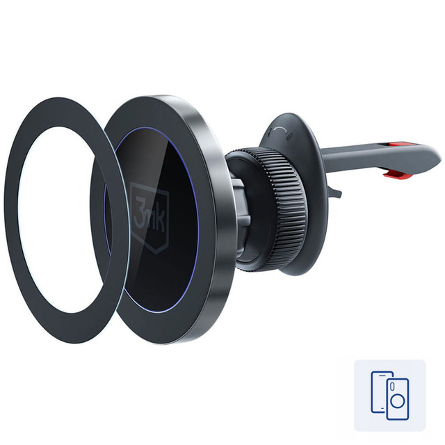 Magnetic car holder for MagSafe 3mk MagHolder Car holder for the grille