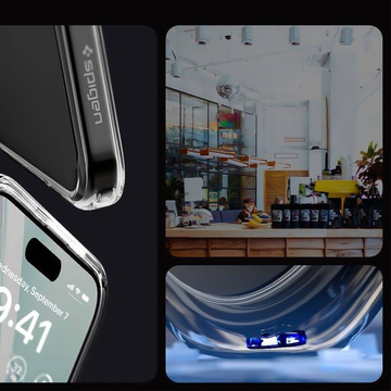 Kryt pre iPhone 15 Pro Max Spigen Ultra Hybrid Case, zadný kryt Crystal Clear