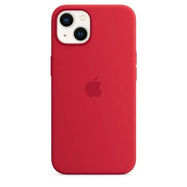 Original Protective Apple Phone Case MM2C3ZM/A for Apple iPhone 13 6.1" MagSafe red/red Silicone Case