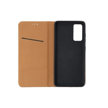 Kožené puzdro Smart Pro Book pre Samsung S25 Edge, čierne