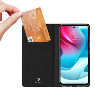 Etui DuxDucis SkinPro für Motorola Moto G60s Schwarz