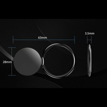 Magnetický prsten na telefon černý