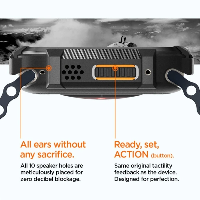 SPIGEN RUGGED ARMOR APPLE WATCH ULTRA (49 MM) MATTE BLACK