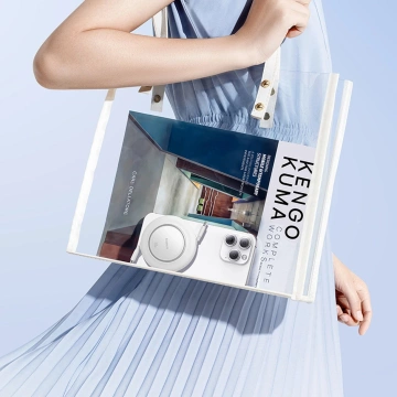 Kabel Baseus Free2Pull Mini 100W USB-C – USB-C 2m Biały