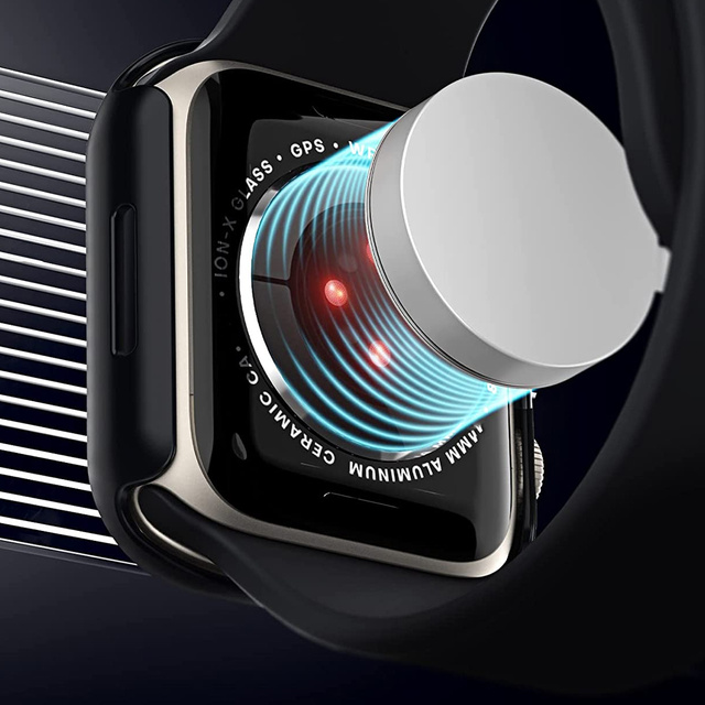 Ochranné puzdro Alogy so sklom 2v1 pre Apple Watch 7/8 45 mm čierne