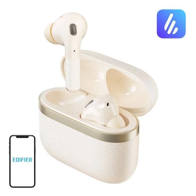 Навушники Edifier W260NC ANC TWS (бежеві)
