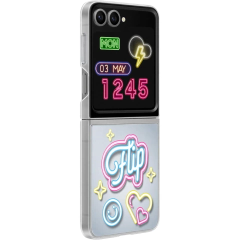 Puzdro Samsung FlipSuit pre Samsung Galaxy Z Flip 6 – priehľadné