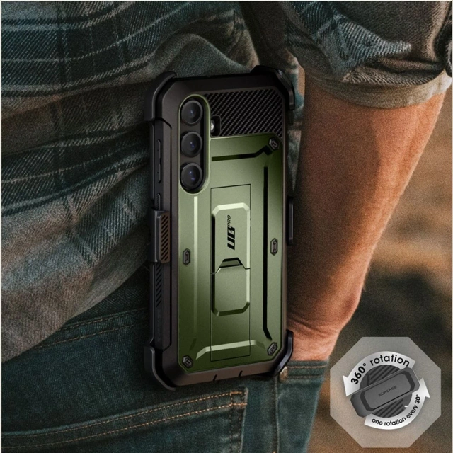 Чохол для Samsung Galaxy S25 Supcase Unicorn Beetle Pro 2-Set, Guldan