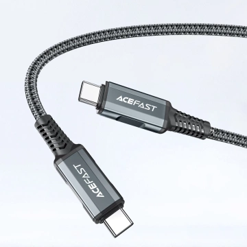 Acefast 2in1 wall charger GaN 65W USB Type C / USB, HDMI adapter 4K@60Hz (set with cable) black (A17 black)