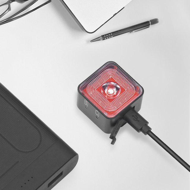 2-in-1 Alogy Bike Rear Front Light Smart Bicycle Flashlight Waterproof Front & Rear Light 120lm IP66